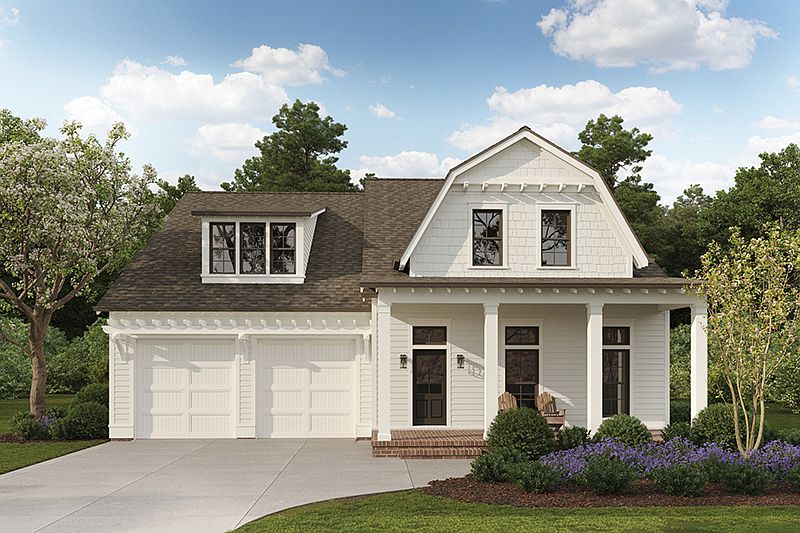 Anna 2 Story Coastal 2 Car Garage