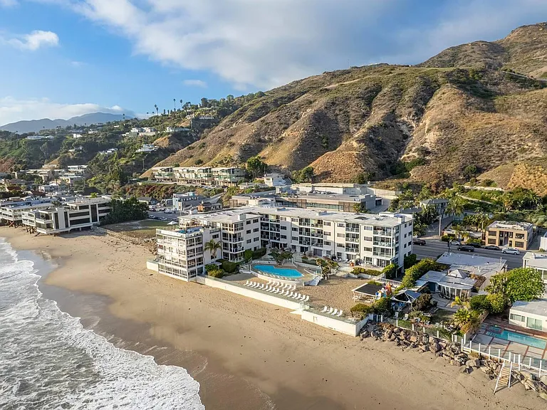 Elevated view capturing the beauty of this coastal retreat.