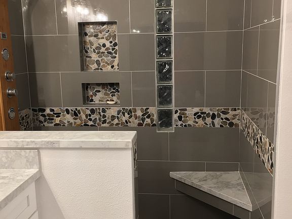 Custom rainfall shower