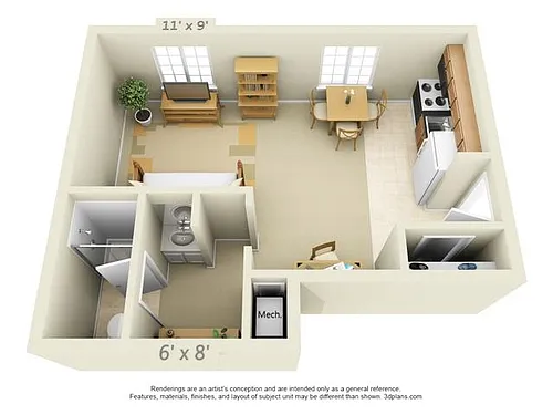 Floor plan Studio