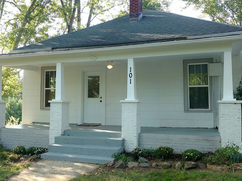 Spacious front porch