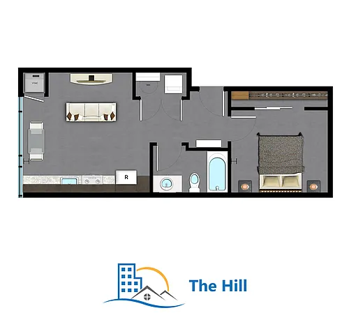 Floor plan 1E