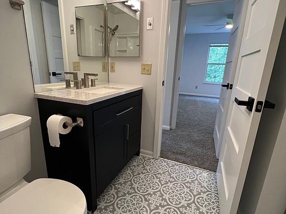 Guest bath was also fully remodeled with new shower/bath combo, new faucets, new vanity, new lighting, new fixtures and new flooring.