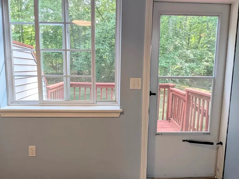 Kitchen access to the patio.
