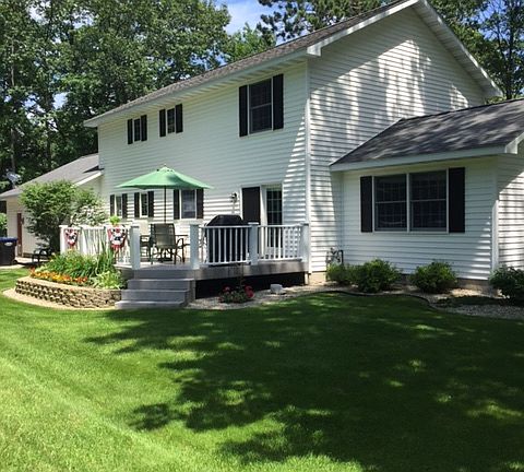 Rear of House w/ Large Deck