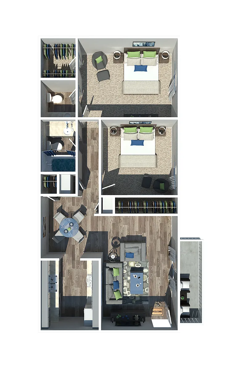 Floor plan 2X1