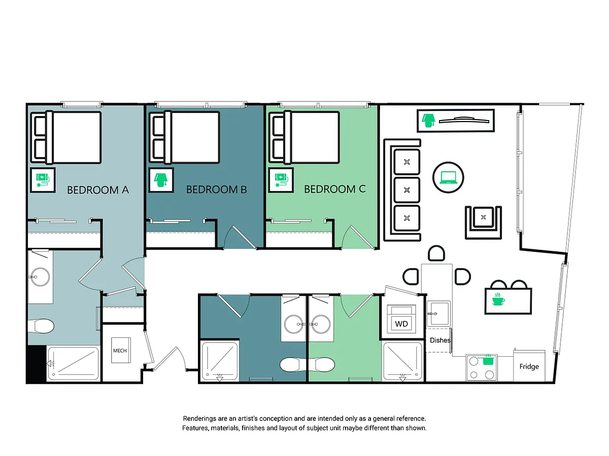 Floor plan 3A