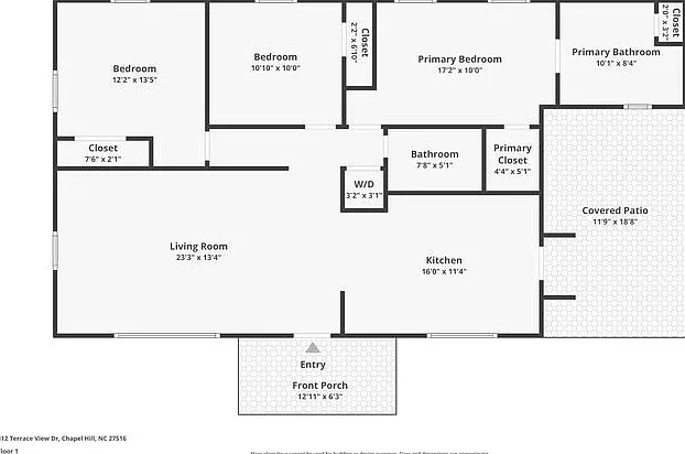 3 bed, 2.0 bath, 1198 sqft, $1,745 — Photo 2