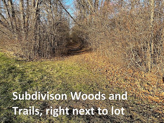 Trailhead next to lot!
