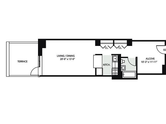 2nd image of 45 Wall St APT 1802