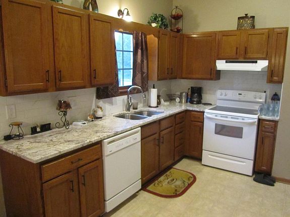 kitchen with new granite counters