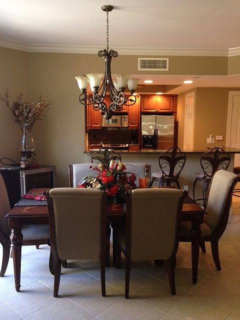 Dining Area with Wine Cooler