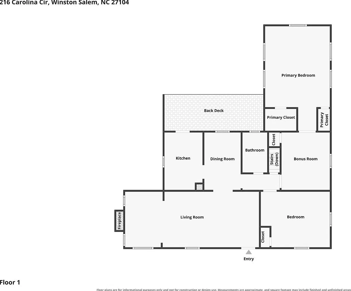 216 Carolina Circle-3br/1ba-House — Photo 2