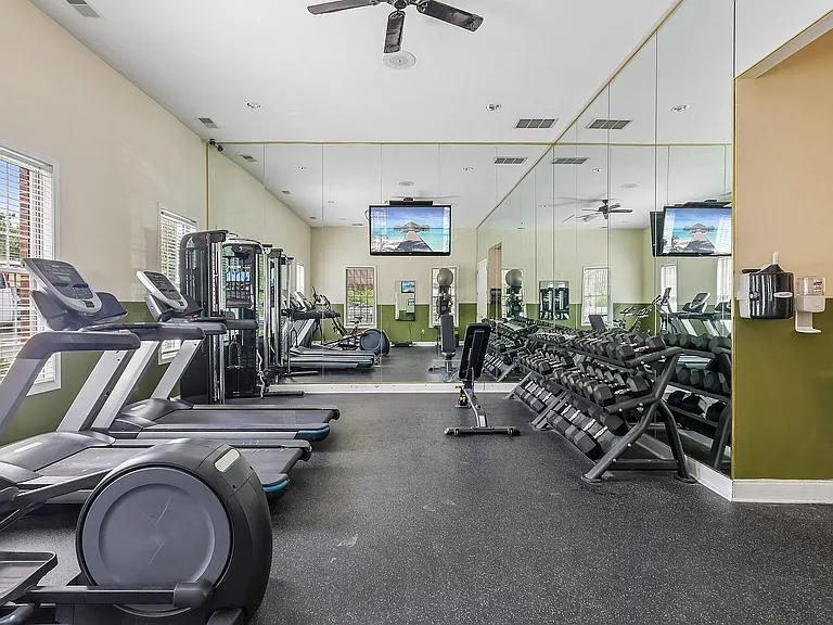 Modern fitness center