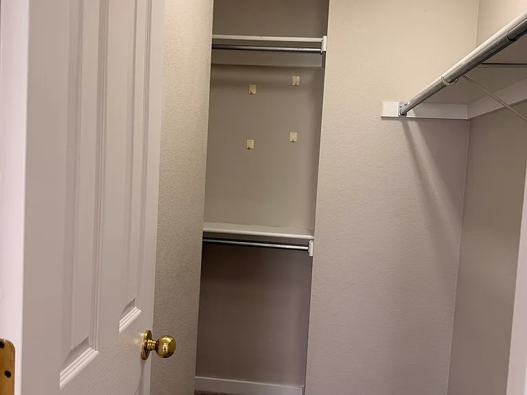 Master walk-in closet
