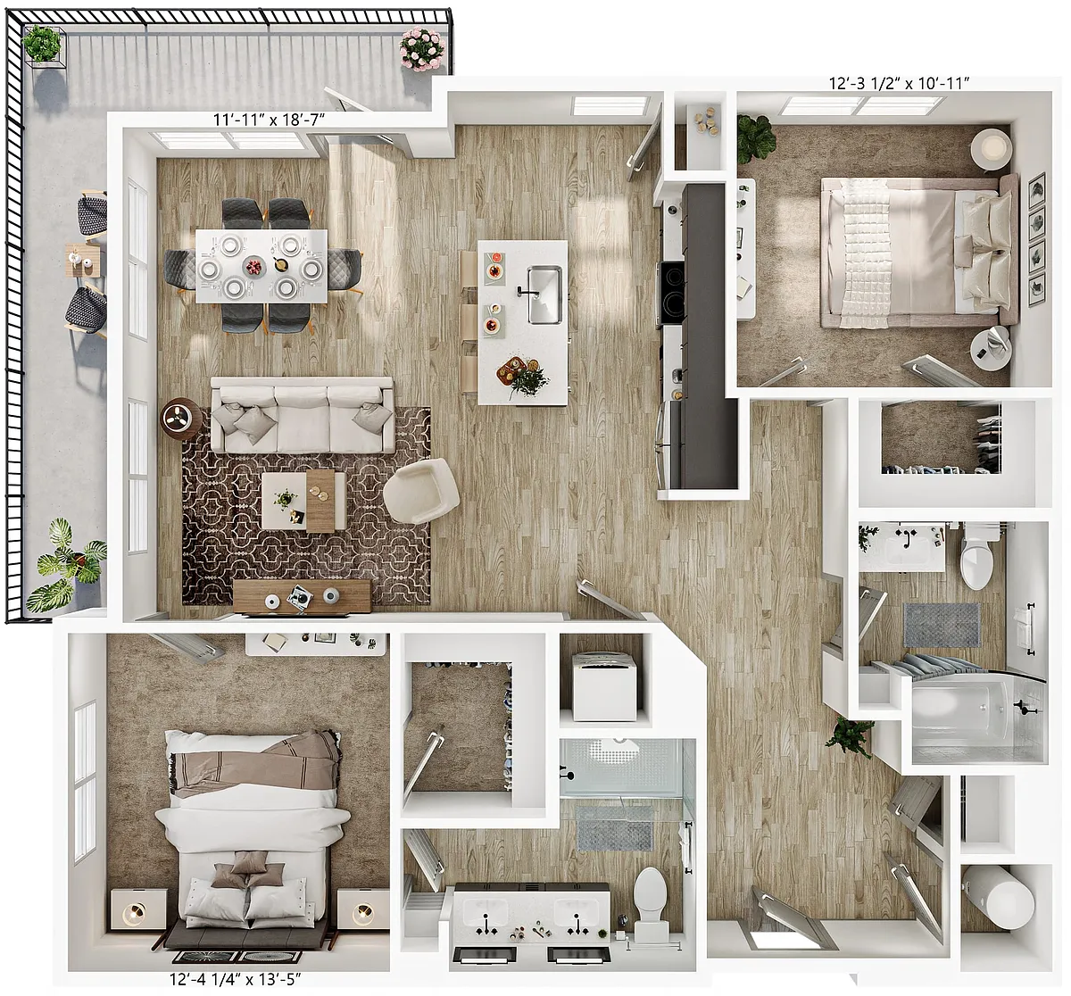 Floor plan B2