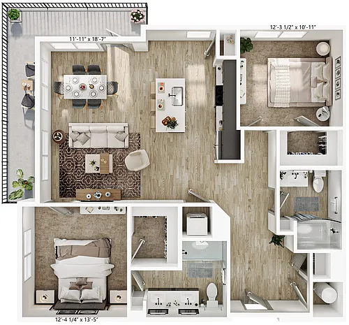 Floor plan B2
