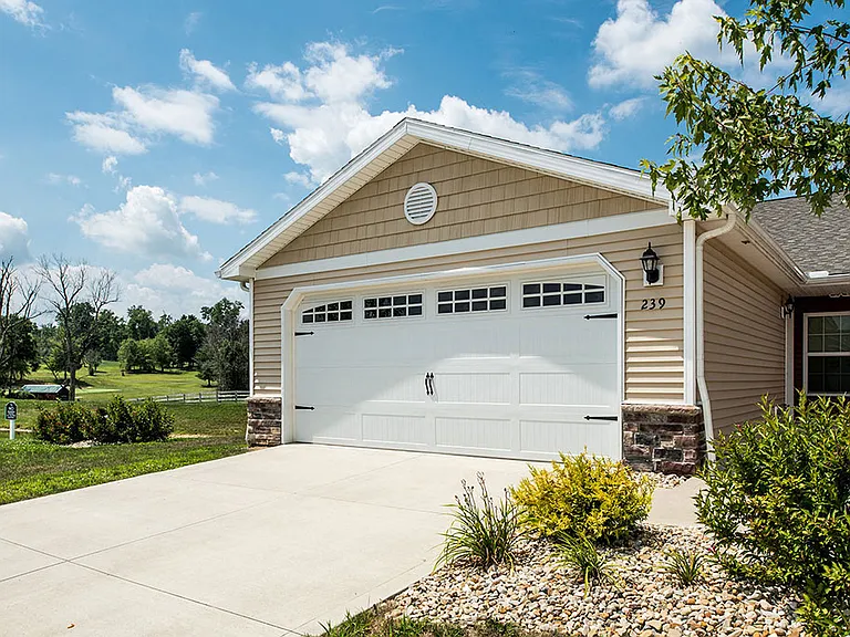 Apartments with Two-Car Attached Garages