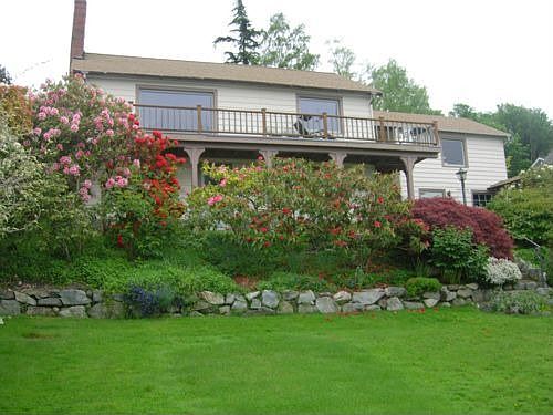 Garden, second floor, and deck
