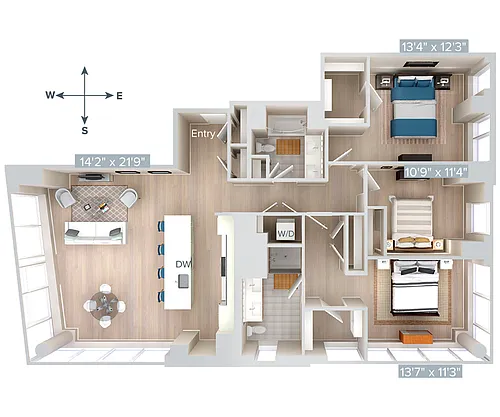 Floor plan C2-104-1713-Sig
