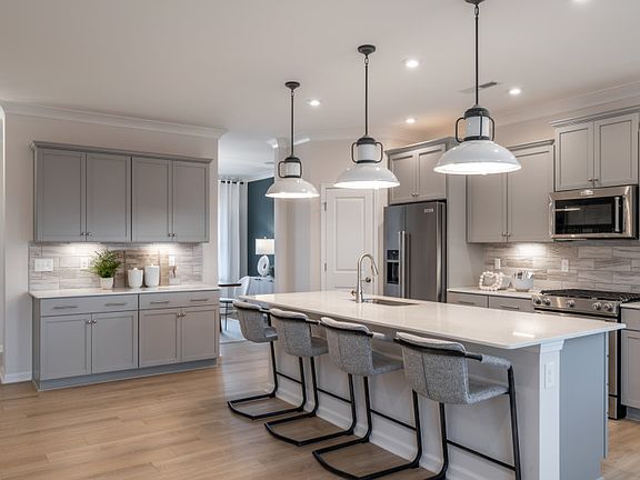 Open Kitchen with Large Island