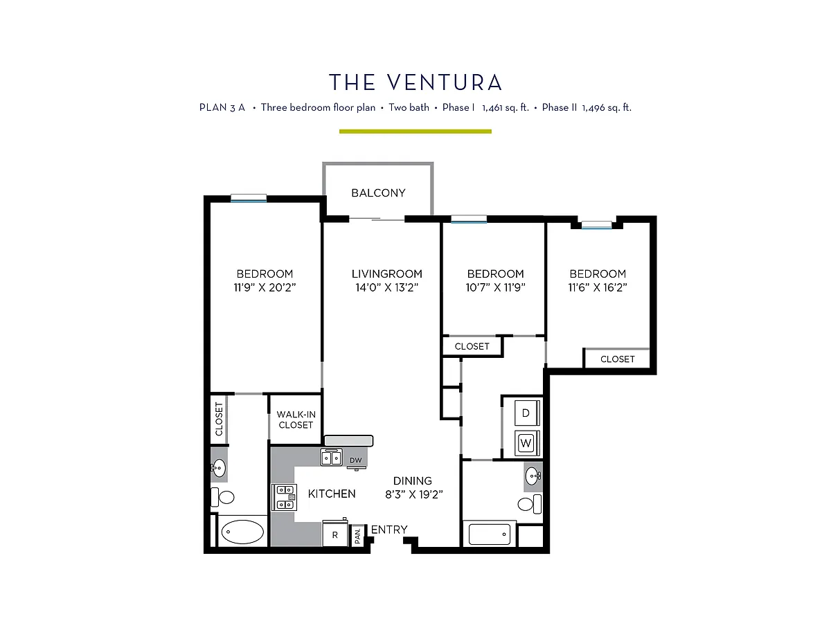 Floor plan CMV I - Ventura