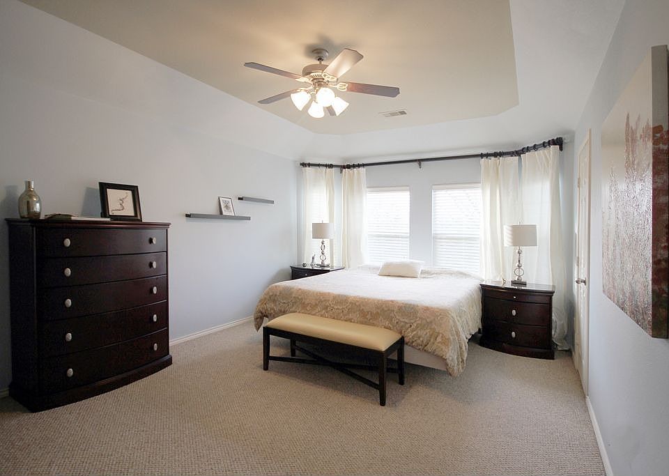 Large Master suite with walk-in closet and spacious bedroom.