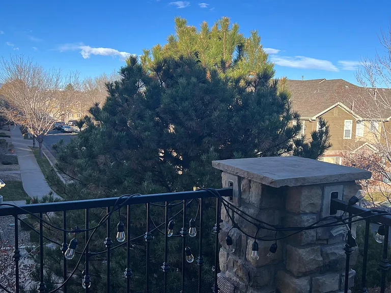 View from master balcony