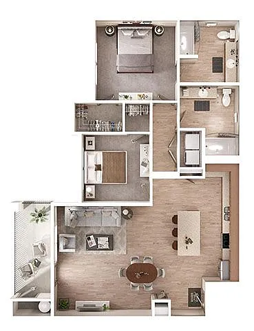 Floor plan B2