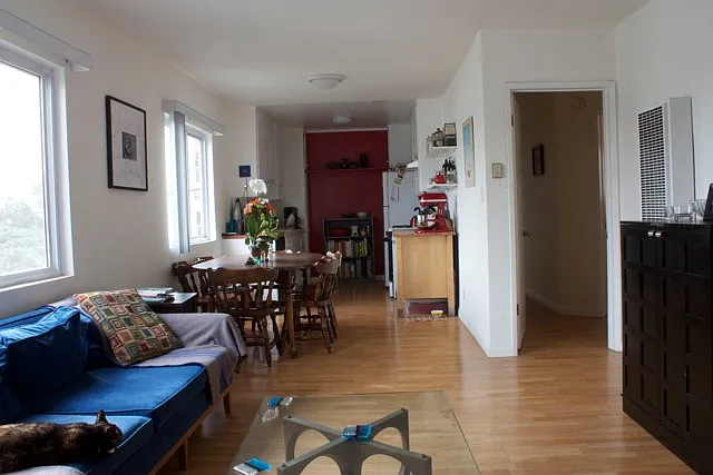 FROM LIVING ROOM TO KITCHEN FURNISHED