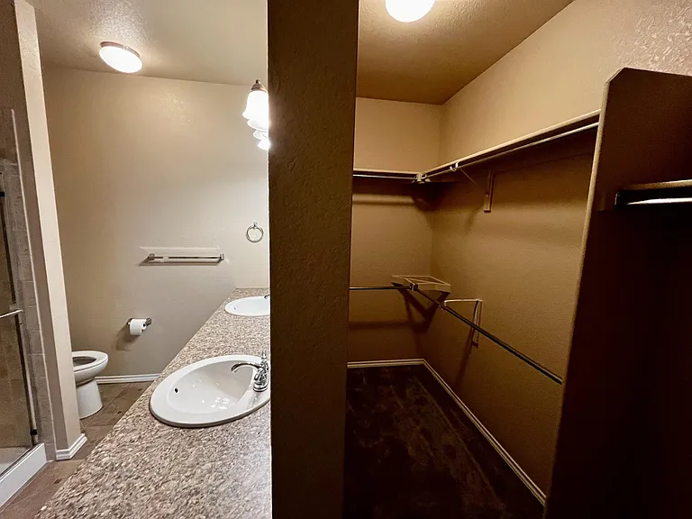 Primary Bath with walk in closet