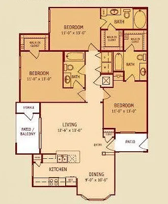 Floor plan C1