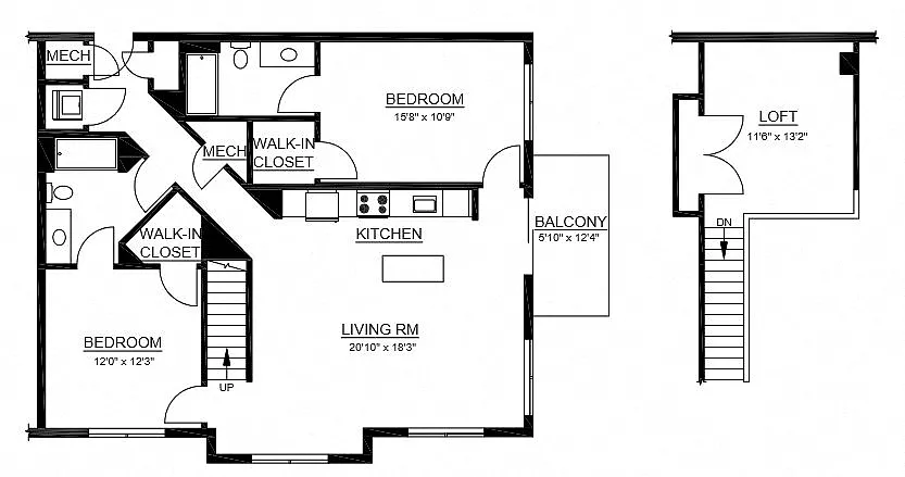 Floor plan B2 Loft