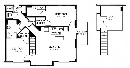 Floor plan B2 Loft
