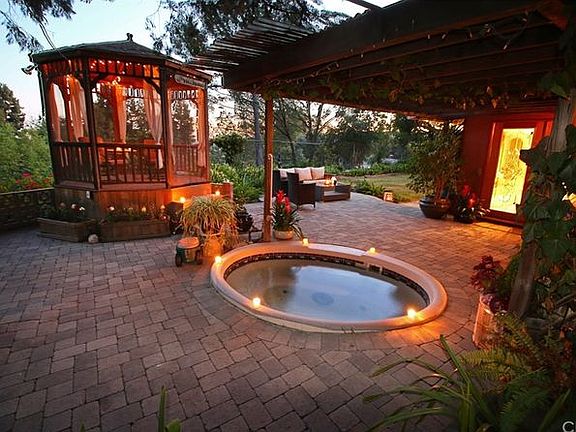 Mountain spa after work