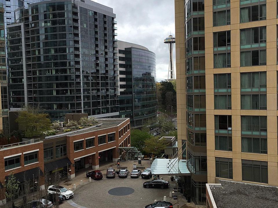 Space Needle View from Sliding Glass Door/Patio.  