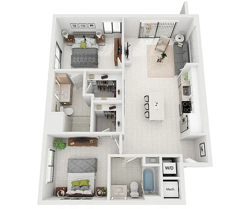 Floor plan Model B1