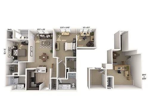 Floor plan B3DL