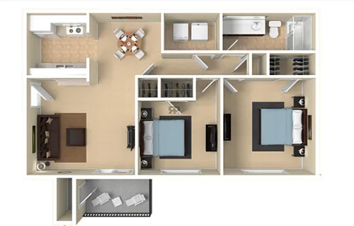 Floor plan 2X1