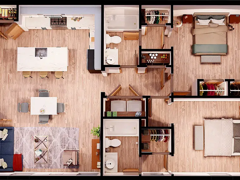 Midtown-Auburn-2x2-Loft-B-Floor-Plan