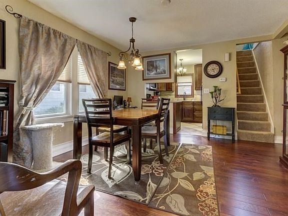 Dining room with new HW floors