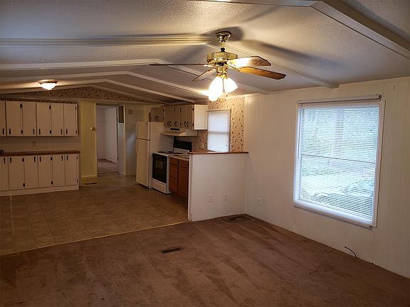 Open kitchen and living room
