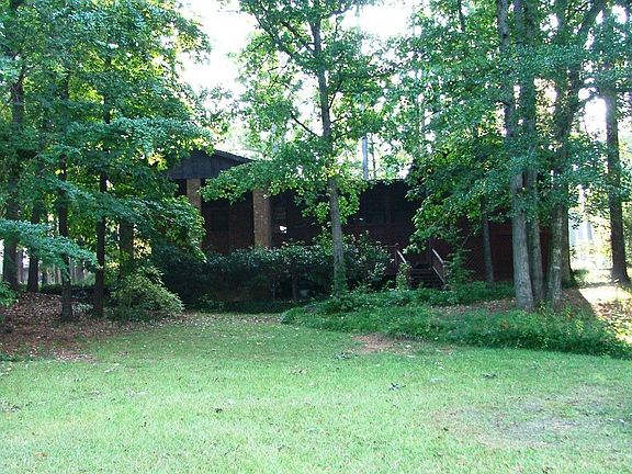 From the lake, looking at the back