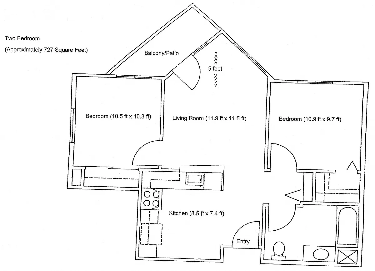 Floor plan 2x1 | Age 55+