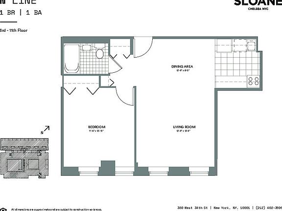 2nd image of 360 W 34th St APT 10N