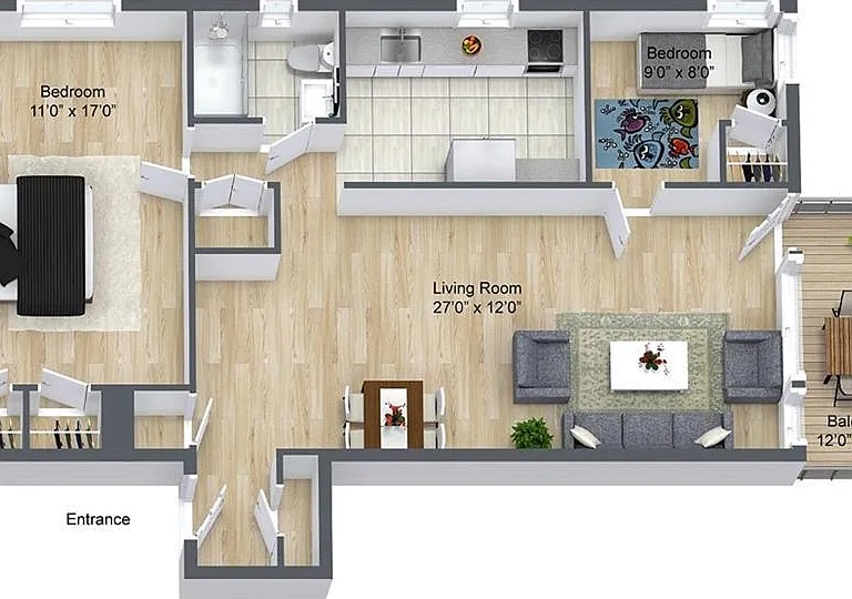 E Line Floor Plan