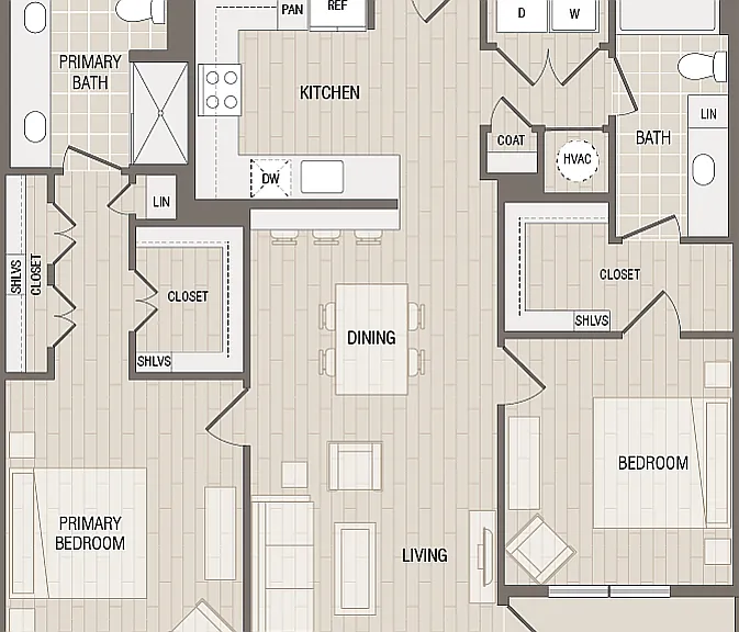 B2.P6: 2bed 2bath B2.P6: 2bed 2bath