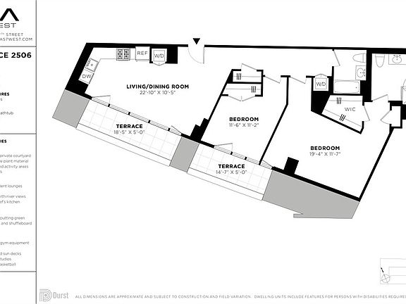 2nd image of 625 W 57th St APT 2506