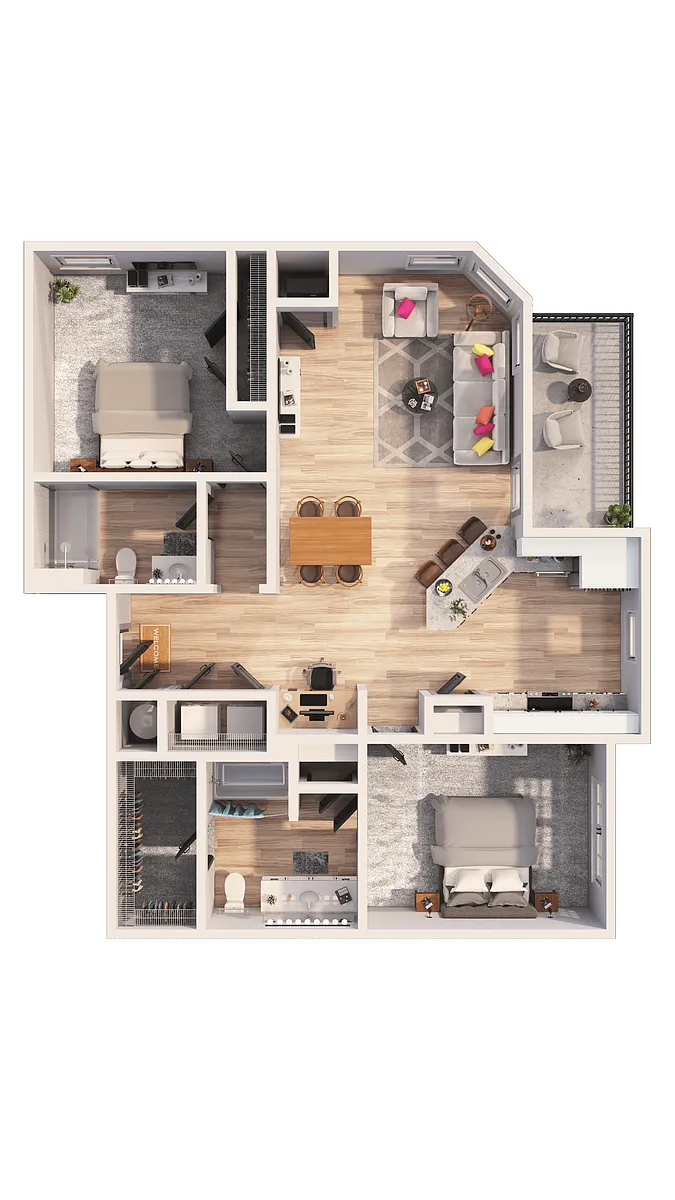Floor plan B2A