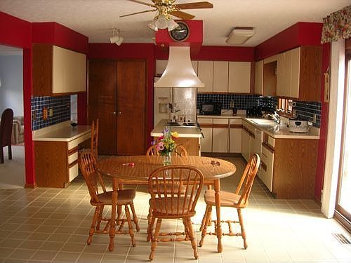 Kitchen viewed from Family Room.